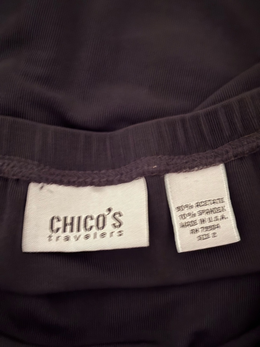 Chicos Travelers maxi skirt size large Chicos 2 - Picture 4 of 5